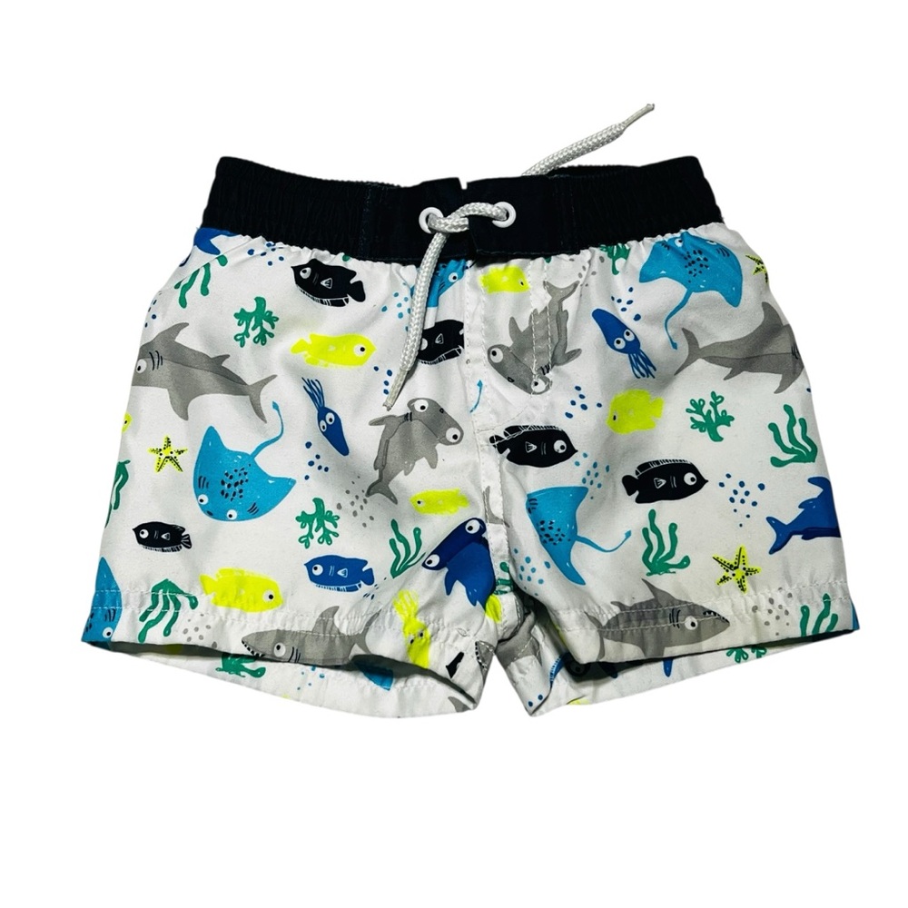 Koala Kids Blue and Yellow Swim‎ Trunks